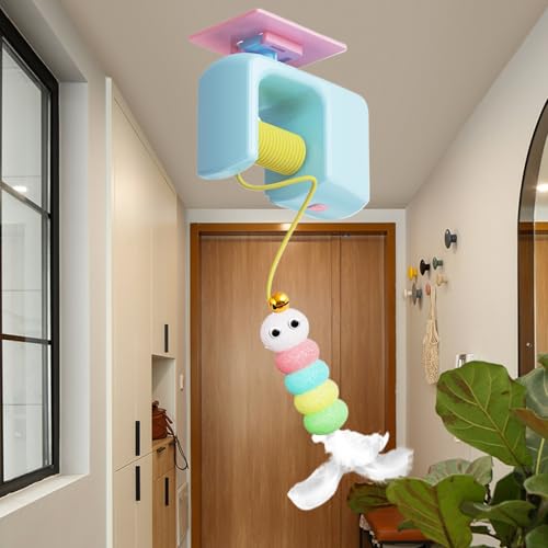 Dtaigou Wand Spielzeug Für Katzen,Hängendes Auszieh-Spielzeug für Indoor-Katzen | Spielspaß Trainingszubehör Unterhaltung Für Haustiere Jagdspiel Für Balkon Garten Wohnzimmer Dtaigou Wand Spielzeug Für Katzen,Hängendes Auszieh-Spielzeug für Indoor-Katzen | Spielspaß Trainingszubehör Unterhaltung Für Haustiere Jagdspiel Für Balkon Garten Wohnzimmer von Dtaigou