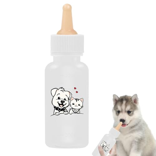 Dtaigou Welpenflasche, Welpenpflegeflaschen,Kätzchenflaschen für Pflegebabys | Haustier -Fütterungsnippel, Welpenmilch -Feeder, kleine Welpenfuttermittel für Kätzchen kleine Tiere von Dtaigou