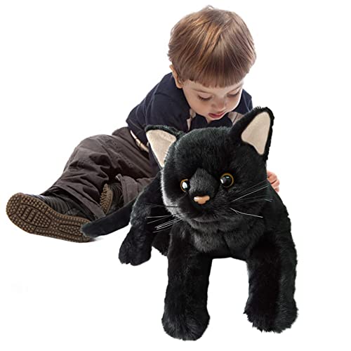 Schwarzes Plüschkatzenspielzeug, Puppenkissen In Schwarzer Kätzchenform, Katzenplüschspielzeug, Weiche Cartoon-Katzenplüsch-Kuschelpuppe, Plüschtier-Katzenspielzeug, Für Zuhause, Schule, Arbeitsplatz Schwarzes Plüschkatzenspielzeug, Puppenkissen In Schwarzer Kätzchenform, Katzenplüschspielzeug, Weiche Cartoon-Katzenplüsch-Kuschelpuppe, Plüschtier-Katzenspielzeug, Für Zuhause, Schule, Arbeitsplatz von Dtaigou