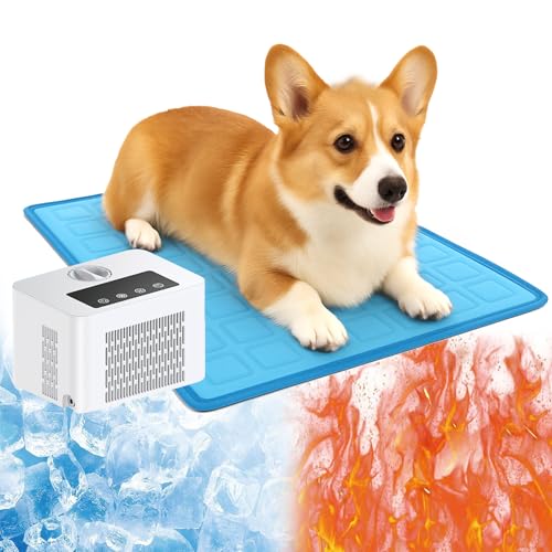 DuDuDog Elektronische selbstkühlende und heizende Haustiermatte für Hunde und Katzen, leise Halbleitertechnologie mit zeitgesteuerter Wasserzirkulation, 15,75 x 23,62 Zoll DuDuDog Elektronische selbstkühlende und heizende Haustiermatte für Hunde und Katzen, leise Halbleitertechnologie mit zeitgesteuerter Wasserzirkulation, 15,75 x 23,62 Zoll von DuDuDog