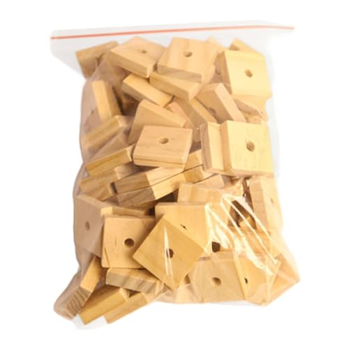 Dualoai 100 PCs Vogelblöcke Blöcke Holzwei Vogelkäfig Toy Cage Accessories für Kleine Parasiten Dualoai 100 PCs Vogelblöcke Blöcke Holzwei Vogelkäfig Toy Cage Accessories für Kleine Parasiten von Dualoai