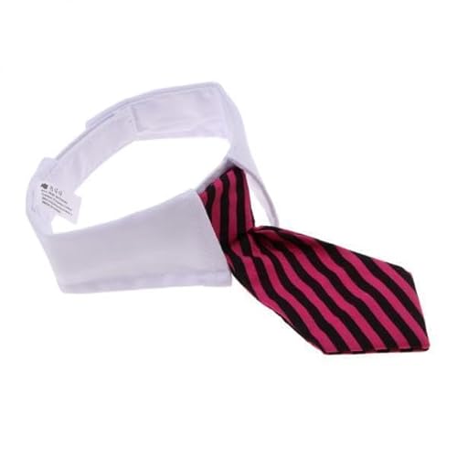 Dualoai 3X Verstellbare Gestreifte Haustierbedarf Welpenkostüme Krawatte für Hund von Dualoai