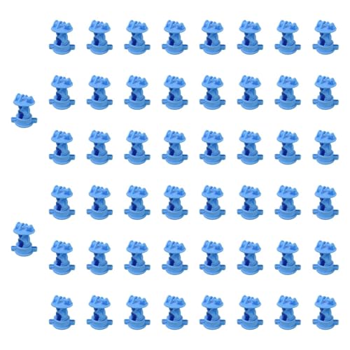 Dualoai 50x Elektrozaun Isolatoren Zaun Draht Clips Draht Isolatoren für Elektrische Zäune, Blau Dualoai 50x Elektrozaun Isolatoren Zaun Draht Clips Draht Isolatoren für Elektrische Zäune, Blau von Dualoai
