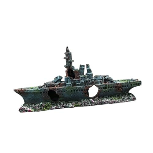 Dualoai Aquarium Shipwreck Harzskulptur für Mikrodesktop Mikrolandschaftsgeschenke Dualoai Aquarium Shipwreck Harzskulptur für Mikrodesktop Mikrolandschaftsgeschenke von Dualoai