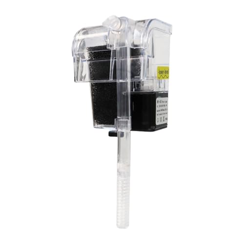 Dualoai Aquarium USB Filtersystem Effizient Leicht Leise Einstellbar Kompakt, 8x6,5x10cm von Dualoai