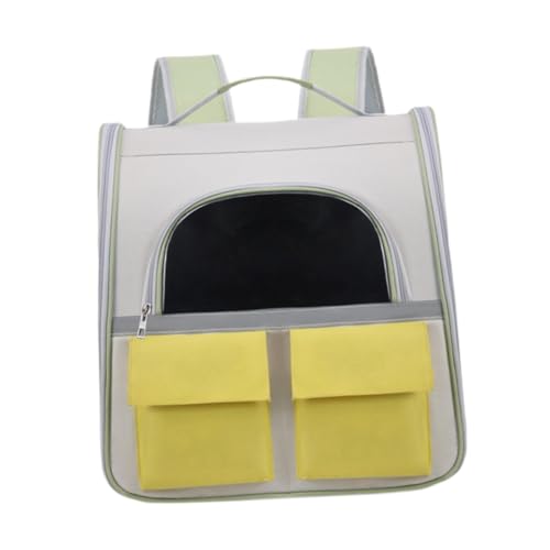 Dualoai Catpack Cat Carrier Tragetasche Tragbarer Haustier für Welpen, Gelb Dualoai Catpack Cat Carrier Tragetasche Tragbarer Haustier für Welpen, Gelb von Dualoai