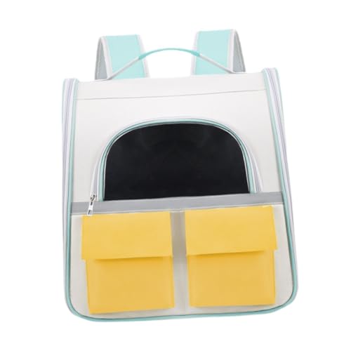 Dualoai Catpack Cat Carrier Tragetasche Tragbarer Haustier für Welpen, Hell Orange Dualoai Catpack Cat Carrier Tragetasche Tragbarer Haustier für Welpen, Hell Orange von Dualoai