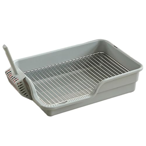 Dualoai Edelstahl Haustier Trainingstoilette für Den Innenbereich, Langlebiger Hunde Toilettenhalter, Grauer Abstand 18 mm Dualoai Edelstahl Haustier Trainingstoilette für Den Innenbereich, Langlebiger Hunde Toilettenhalter, Grauer Abstand 18 mm von Dualoai