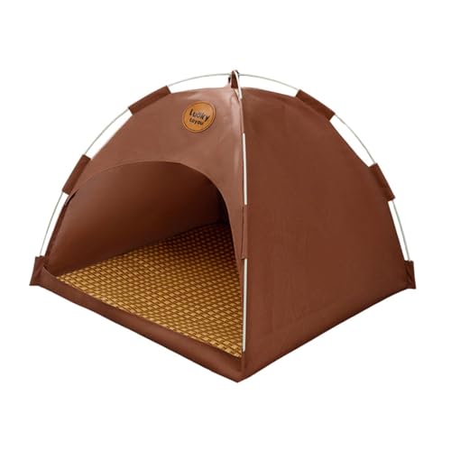 Dualoai Faltbares Katzenzelt, Hundehütte, abnehmbares Katzenschlafbett, Haustierbett für Haushaltskätzchen, Grün, m Dualoai Faltbares Katzenzelt, Hundehütte, abnehmbares Katzenschlafbett, Haustierbett für Haushaltskätzchen, Grün, m von Dualoai