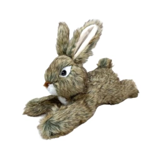 Dualoai Fesselndes Plüschspielzeug für Hunde, Quietschend für Kleine Und Mittlere Rassen, Brauner Hase Dualoai Fesselndes Plüschspielzeug für Hunde, Quietschend für Kleine Und Mittlere Rassen, Brauner Hase von Dualoai