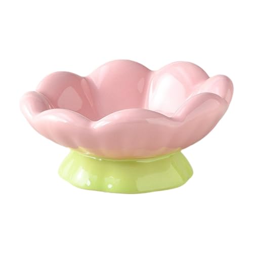 Dualoai Futternapf mit Robustem Tulpendesign. Fütterungszubehör. Schräger Futternapf für Hunde Und Katzen, Flache Schüssel Dualoai Futternapf mit Robustem Tulpendesign. Fütterungszubehör. Schräger Futternapf für Hunde Und Katzen, Flache Schüssel von Dualoai