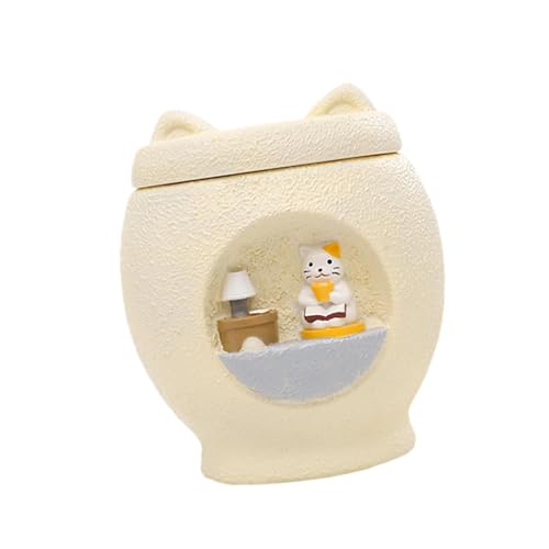 Dualoai Gedenkstier Urne Memorial Asche Besitzer Kleines Asche Urne Souvenir für Kaninchen Katzen Hunde Hunde, Katze von Dualoai