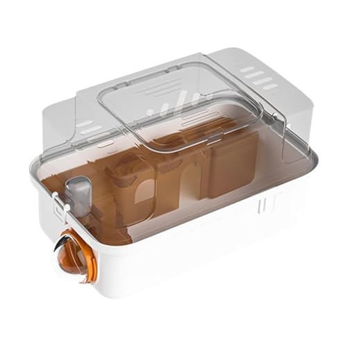 Dualoai Hamsterkäfig Kleintierkäfig Hamster Habitat Haus, für Kurzkopfgleitbeutler Igel Rennmäuse, Orange Dualoai Hamsterkäfig Kleintierkäfig Hamster Habitat Haus, für Kurzkopfgleitbeutler Igel Rennmäuse, Orange von Dualoai