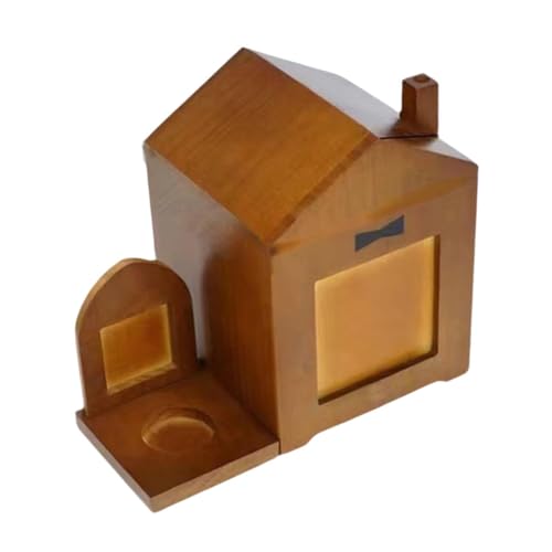 Dualoai Haustier Gedenkurne, Zubehör für Beerdigungen, Gedenken, Holz mit Fotorahmen, Haustier Urne Dualoai Haustier Gedenkurne, Zubehör für Beerdigungen, Gedenken, Holz mit Fotorahmen, Haustier Urne von Dualoai
