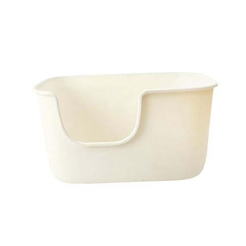 Dualoai Haustier Toiletten mit Hohen Seiten, Katze, Kleine Hunde, Bettpfanne, Große Pfannen, Leicht zu Reinigende Töpfchen Toilette für Kaninchen Und Kleine T, Weiß Dualoai Haustier Toiletten mit Hohen Seiten, Katze, Kleine Hunde, Bettpfanne, Große Pfannen, Leicht zu Reinigende Töpfchen Toilette für Kaninchen Und Kleine T, Weiß von Dualoai