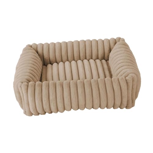Dualoai Haustierbett für Katzen Und Hunde, Tiermatte, Schlafkissen, Hundehütte, Waschbare Hundehütte, Beige, L Dualoai Haustierbett für Katzen Und Hunde, Tiermatte, Schlafkissen, Hundehütte, Waschbare Hundehütte, Beige, L von Dualoai