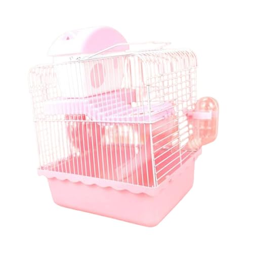 Dualoai Haustierträger für Kleine Tiere, 9,06 "x6.69 X11.81 Käfig für Hamster Und Eichhörnchen, Rosa Dualoai Haustierträger für Kleine Tiere, 9,06 "x6.69 X11.81 Käfig für Hamster Und Eichhörnchen, Rosa von Dualoai