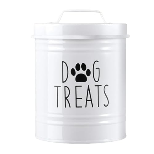 Dualoai Hundefutter Aufbewahrungsbehälter für Tierbesitzer, Organizer mit Großer Kapazität Und Metallgriff, Weiß Dualoai Hundefutter Aufbewahrungsbehälter für Tierbesitzer, Organizer mit Großer Kapazität Und Metallgriff, Weiß von Dualoai