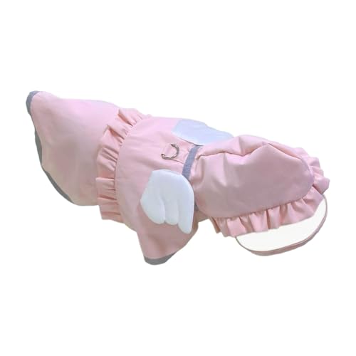 Dualoai Hunderegenmantel, Hunderegenjacke, Leichte Outdoor Hundekleidung mit Engelsflügeln, Süßer Regenponcho, wasserdichte Haustierkleidung Zum Spazierengehe, l Dualoai Hunderegenmantel, Hunderegenjacke, Leichte Outdoor Hundekleidung mit Engelsflügeln, Süßer Regenponcho, wasserdichte Haustierkleidung Zum Spazierengehe, l von Dualoai