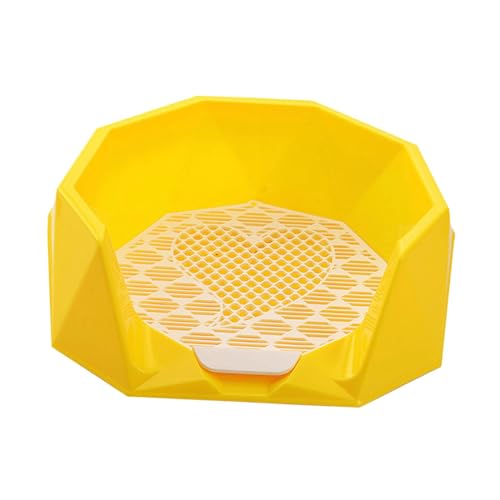 Dualoai Hundetoilette für Kleine Hunde, Praktisches Reinigungsgerät, Gelb Dualoai Hundetoilette für Kleine Hunde, Praktisches Reinigungsgerät, Gelb von Dualoai