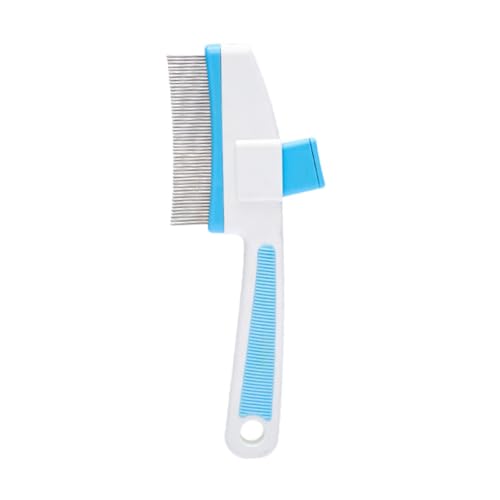 Dualoai Katze Pflegebürste Haustier Deshedding Kammwerkzeug, Haarentfernung, Katzenreinigung Kamm für Haustier, Lange oder Kurze Katzen Hunde, Blau Dualoai Katze Pflegebürste Haustier Deshedding Kammwerkzeug, Haarentfernung, Katzenreinigung Kamm für Haustier, Lange oder Kurze Katzen Hunde, Blau von Dualoai