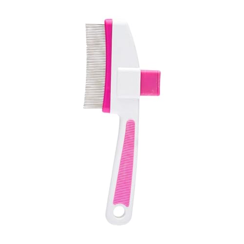 Dualoai Katze Pflegebürste Haustier Deshedding Kammwerkzeug, Haarentfernung, Katzenreinigung Kamm für Haustier, Lange oder Kurze Katzen Hunde, Rosa Dualoai Katze Pflegebürste Haustier Deshedding Kammwerkzeug, Haarentfernung, Katzenreinigung Kamm für Haustier, Lange oder Kurze Katzen Hunde, Rosa von Dualoai