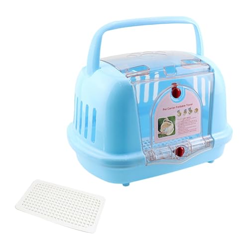 Dualoai Katzen Luftfahrtbox, Transportbox, Heimtierbedarf, Welpen Hundekiste, Haustier Luftbox für Katzen, Kätzchen, Kleine Und Mittelgroße Hunde, Transportbo, Blau Dualoai Katzen Luftfahrtbox, Transportbox, Heimtierbedarf, Welpen Hundekiste, Haustier Luftbox für Katzen, Kätzchen, Kleine Und Mittelgroße Hunde, Transportbo, Blau von Dualoai