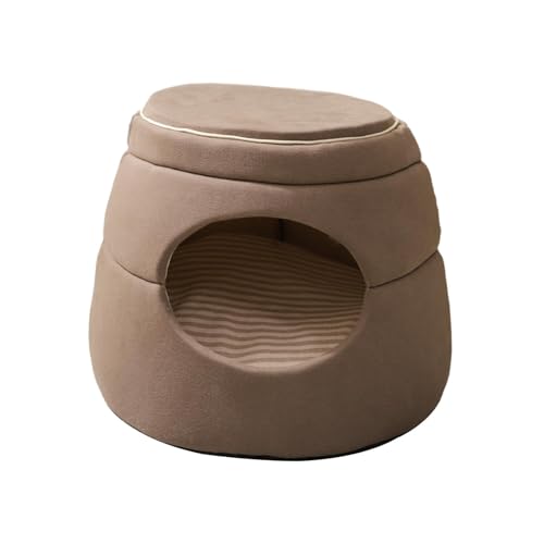 Dualoai Katzenbett, Katzenhaus, Snooze Haustierbedarf, Zwinger, Vielseitig Einsetzbar, Gemütlich, Beruhigend, Katzenversteck, Hundebetten für Hunde, Katzen, W, Grauer Kaffee Dualoai Katzenbett, Katzenhaus, Snooze Haustierbedarf, Zwinger, Vielseitig Einsetzbar, Gemütlich, Beruhigend, Katzenversteck, Hundebetten für Hunde, Katzen, W, Grauer Kaffee von Dualoai