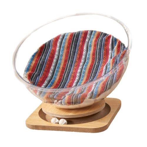 Dualoai Katzenbett in Raumkapselform, Kätzchennest, Transparent, Stabil, für Alle, Leicht zu Reinigen, Zubehör für Hauskatzen, für Katzen, K, Quadratische Basis Dualoai Katzenbett in Raumkapselform, Kätzchennest, Transparent, Stabil, für Alle, Leicht zu Reinigen, Zubehör für Hauskatzen, für Katzen, K, Quadratische Basis von Dualoai