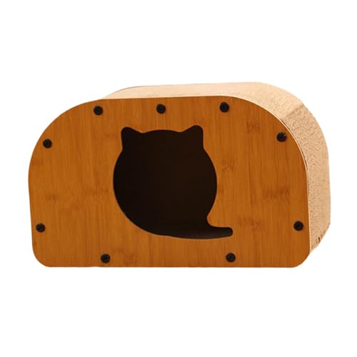 Dualoai Katzenkratzbaum, Katzenhaus aus Karton, Loungebett, Katzenkratzbaum für kleine Katzen, S Dualoai Katzenkratzbaum, Katzenhaus aus Karton, Loungebett, Katzenkratzbaum für kleine Katzen, S von Dualoai
