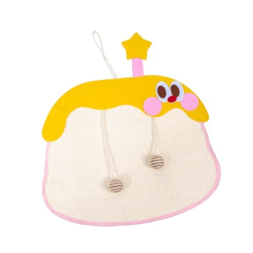 Dualoai Katzenkratzer Pad Hanging Bodenkratzpolster Mehrzweck Leichtes Spiel schützen Möbel Teppich Katzenbett mit Spielzeugkugeln Dualoai Katzenkratzer Pad Hanging Bodenkratzpolster Mehrzweck Leichtes Spiel schützen Möbel Teppich Katzenbett mit Spielzeugkugeln von Dualoai