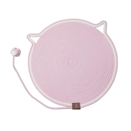 Dualoai Katzenkratzmatte mit Spielzeugball für Innenkatzen Und Kätzchen, Rosa Dualoai Katzenkratzmatte mit Spielzeugball für Innenkatzen Und Kätzchen, Rosa von Dualoai