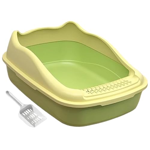 Dualoai Katzentoilette, Halbgeschlossene Toilette mit, Großem Fassungsvermögen, 22 X 15 X 7,8 Zoll, Abnehmbar, Grün Dualoai Katzentoilette, Halbgeschlossene Toilette mit, Großem Fassungsvermögen, 22 X 15 X 7,8 Zoll, Abnehmbar, Grün von Dualoai