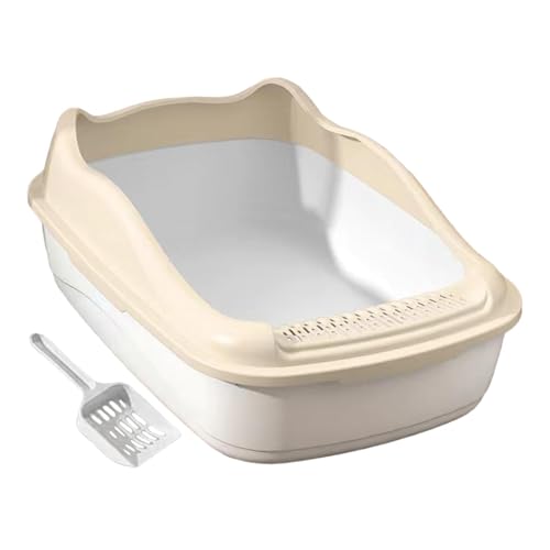 Dualoai Katzentoilette, Halbgeschlossene Toilette mit, Großem Fassungsvermögen, 22 X 15 X 7,8 Zoll, Abnehmbar, Weiss Dualoai Katzentoilette, Halbgeschlossene Toilette mit, Großem Fassungsvermögen, 22 X 15 X 7,8 Zoll, Abnehmbar, Weiss von Dualoai