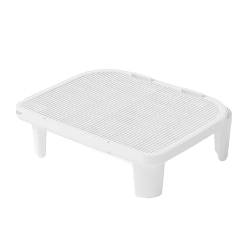 Dualoai Katzentoilette Rampe mit Fangmatte Und für Den Haustierbereich, Weiß Dualoai Katzentoilette Rampe mit Fangmatte Und für Den Haustierbereich, Weiß von Dualoai