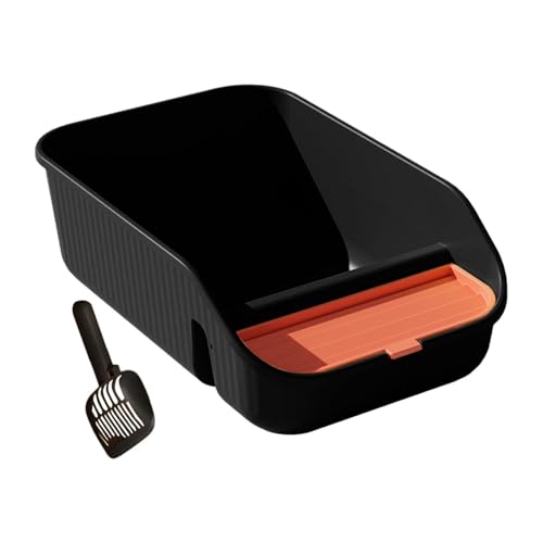 Dualoai Katzentoilette für Hauskatzen mit Easy Und Funktion, Schwarz Dualoai Katzentoilette für Hauskatzen mit Easy Und Funktion, Schwarz von Dualoai