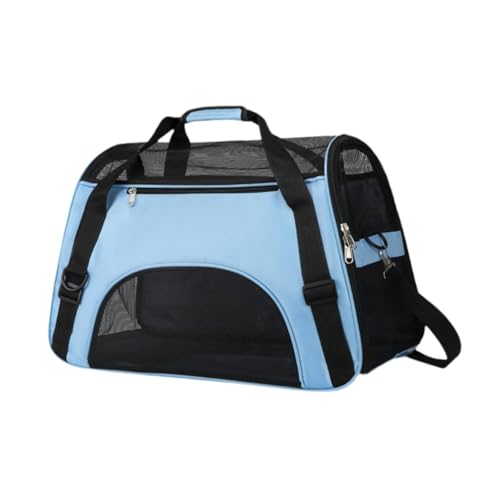 Dualoai Katzentransporttasche für kleine Haustiere mit Luftzirkulation, Blau, M Dualoai Katzentransporttasche für kleine Haustiere mit Luftzirkulation, Blau, M von Dualoai