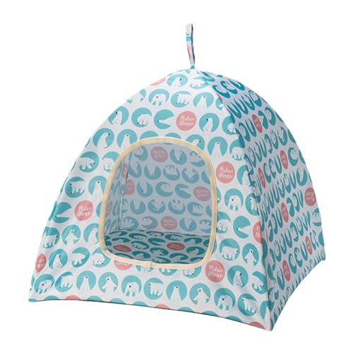 Dualoai Katzenzelt, Haustierbett, bequem, tragbar, faltbar, zum Ausruhen und Spielen, Kätzchennest, Hundehütte für Camping, drinnen und draußen, Zuhause, Blau, l Dualoai Katzenzelt, Haustierbett, bequem, tragbar, faltbar, zum Ausruhen und Spielen, Kätzchennest, Hundehütte für Camping, drinnen und draußen, Zuhause, Blau, l von Dualoai