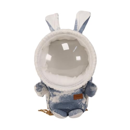 Dualoai Kleiner Haustierträger Rucksack für Hamster Und Meerschweinchen mit Reisefunktionen, Blau von Dualoai