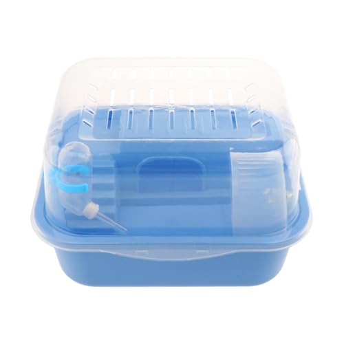 Dualoai Kleinhäuser für Kleine Tier für Hamster Und Meerschweinchen, Vielseitiger Käfig für Rennmäuse Und Mäuse, Blau von Dualoai