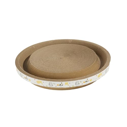 Dualoai Kratzbaum Aus Karton für Luxuriöses Gepolstertes Bett, S Dualoai Kratzbaum Aus Karton für Luxuriöses Gepolstertes Bett, S von Dualoai