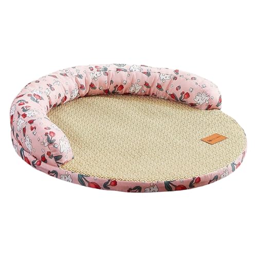 Dualoai Kühlendes Hundebett, Haustier-Selbstkühlbett für Katzen, Kühlendes Haustiernest, Hundekühlmatte für Katzen, Pink Dualoai Kühlendes Hundebett, Haustier-Selbstkühlbett für Katzen, Kühlendes Haustiernest, Hundekühlmatte für Katzen, Pink von Dualoai