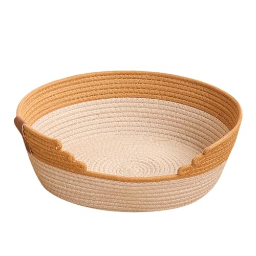Dualoai Luxuriöser Katzenbettkorb Aus Hochwertigem Material, Gemütliches Ruheplätzchen für Haustiere, XL Dualoai Luxuriöser Katzenbettkorb Aus Hochwertigem Material, Gemütliches Ruheplätzchen für Haustiere, XL von Dualoai