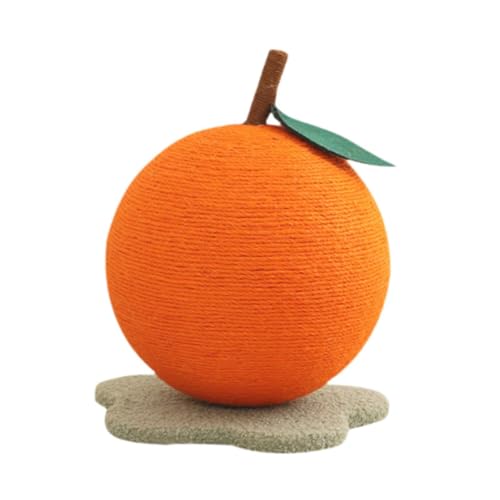 Dualoai Orange Katze Kratzend Post Lustige Katzenkratzkugel für Kätzchen Innenkatze Dualoai Orange Katze Kratzend Post Lustige Katzenkratzkugel für Kätzchen Innenkatze von Dualoai