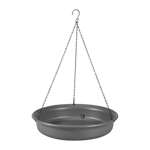 Dualoai Outdoor Vogelwasserschale mit Hängenden Feeder für Garten von Dualoai
