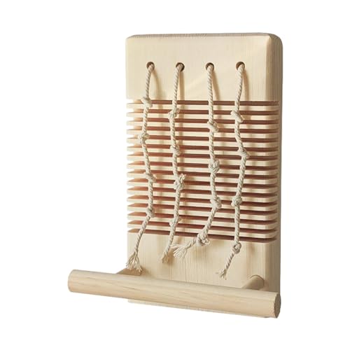Dualoai Papageien Kauspielzeug, Vogel Kletterspielzeug, Hängende Schaukel, Knabbernde Amazonas Papageien mit Seilen, Vogelkäfig Spielzeug Dualoai Papageien Kauspielzeug, Vogel Kletterspielzeug, Hängende Schaukel, Knabbernde Amazonas Papageien mit Seilen, Vogelkäfig Spielzeug von Dualoai