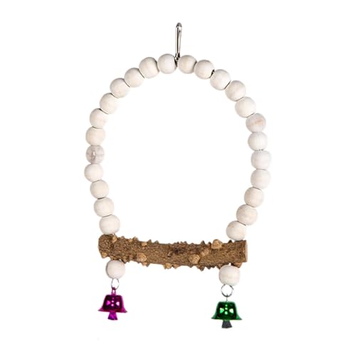 Dualoai Papageienkäfig Sitzstange, Vogelkäfig Sitzstange, Spiel Und Klettertrainingsständer, Papageien Hängespielzeug für Kleine Und Mittelgroße Vögel, Braun Dualoai Papageienkäfig Sitzstange, Vogelkäfig Sitzstange, Spiel Und Klettertrainingsständer, Papageien Hängespielzeug für Kleine Und Mittelgroße Vögel, Braun von Dualoai