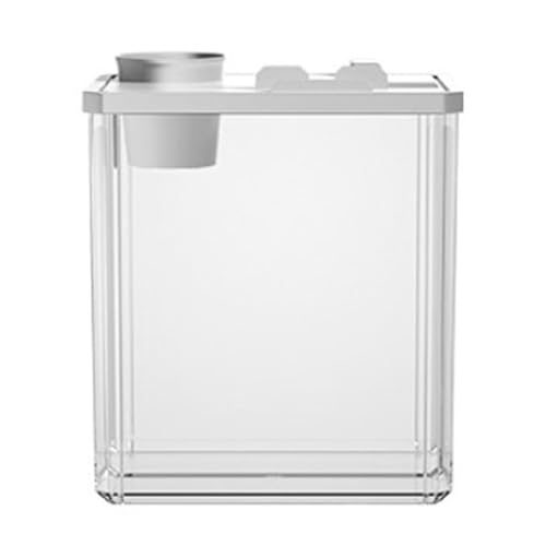 Dualoai Reptilientank, Terrarium, Kleines Fischaquarium, Stapelbarer Desktop Zuchttank für Chamäleonschildkröten, Weiß von Dualoai