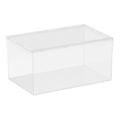 Dualoai Reptilienzuchtbox, Reptilienterrarium, Tierhabitat, Käfig, Gehege, Käfig für Schildkrötenbehälter, 40cmx25cmx20cm Dualoai Reptilienzuchtbox, Reptilienterrarium, Tierhabitat, Käfig, Gehege, Käfig für Schildkrötenbehälter, 40cmx25cmx20cm von Dualoai