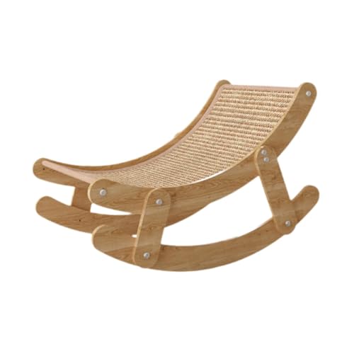 Dualoai Schaukelbett für Katzen, Katzen-Liegebett, Katzen-Kratzbrett, Katzen-Loungebett, Katzen-Schaukelstuhl für Hunde, 30cmx53cmx35cm Sisal Dualoai Schaukelbett für Katzen, Katzen-Liegebett, Katzen-Kratzbrett, Katzen-Loungebett, Katzen-Schaukelstuhl für Hunde, 30cmx53cmx35cm Sisal von Dualoai